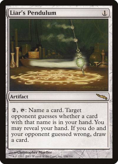 Liar's Pendulum MRD-196 Mirrodin Magic card