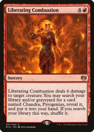 Liberating Combustion KLD-267 Kaladesh Magic card