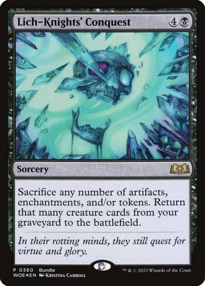 Lich-Knights' Conquest WOE-380 Wilds of Eldraine Magic card