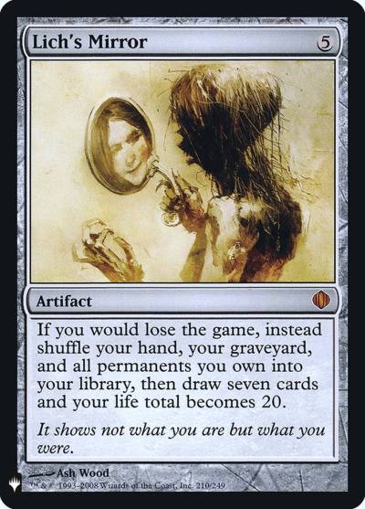 Lich's Mirror PLST-ALA-210 The List Magic card