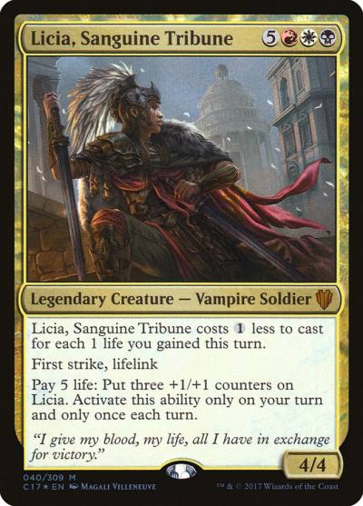 Licia, Sanguine Tribune C17-40 Commander 2017 Magic card