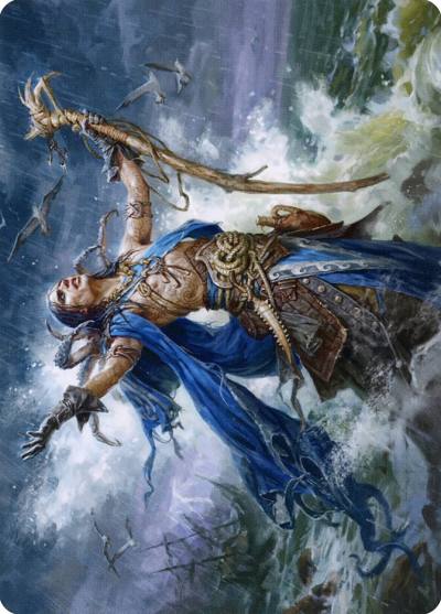 Lier, Disciple of the Drowned // Lier, Disciple of the Drowned AMID-25 Midnight Hunt Art Series Magic card