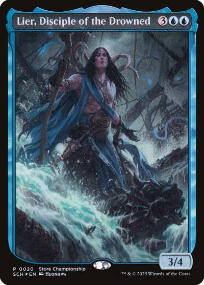 Lier, Disciple of the Drowned SCH-20 Store Championships Magic card