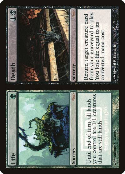 Life // Death F06-11A Friday Night Magic 2006 Magic card
