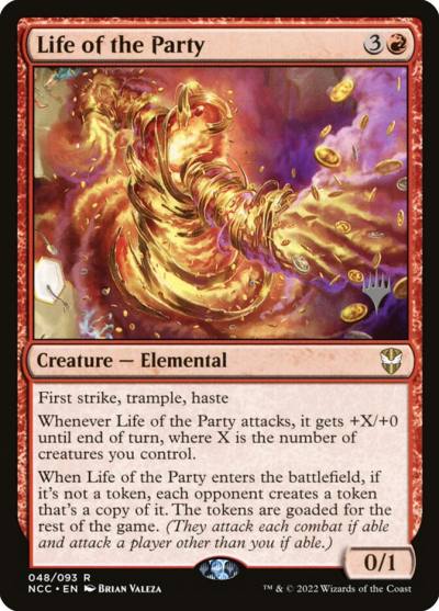 Life of the Party PNCC-48P New Capenna Commander Promos Magic card