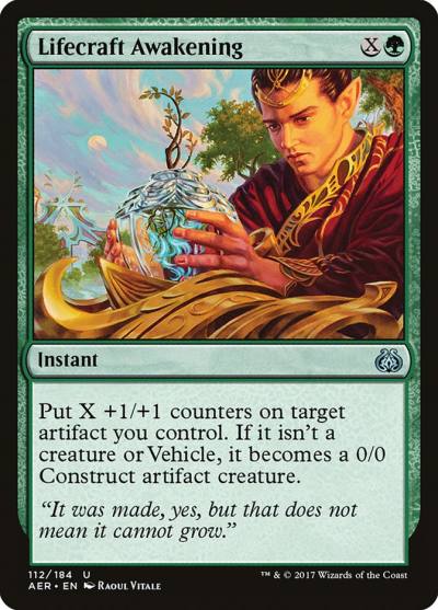 Lifecraft Awakening AER-112 Aether Revolt Magic card