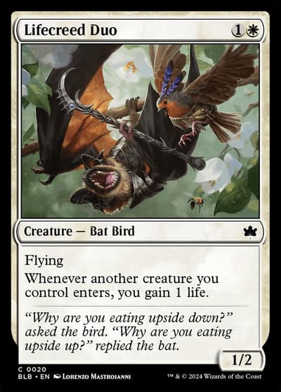 Lifecreed Duo 20 Bloomburrow Magic card