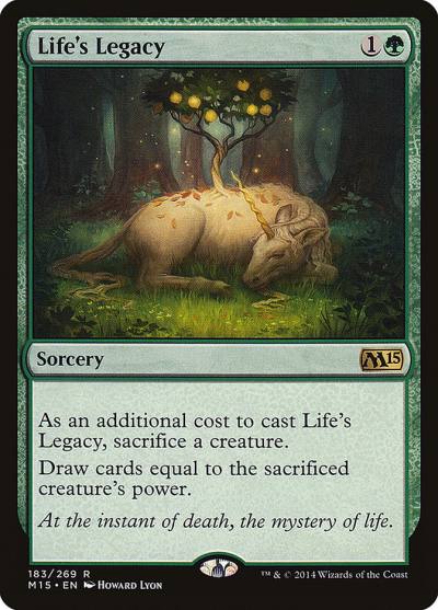 Life's Legacy M15-183 Magic 2015 Magic card