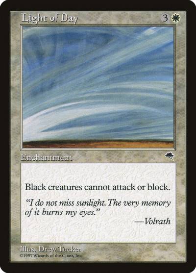 Light of Day TMP-27 Tempest Magic card