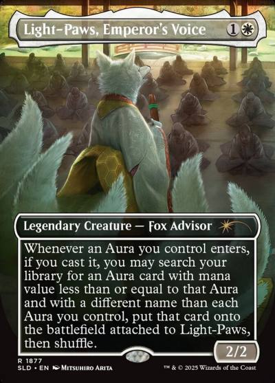 Light-Paws, Emperor's Voice SLD-1877 Secret Lair Drop Magic card
