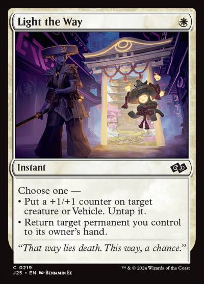 Light the Way J25-219 Foundations Jumpstart Magic card