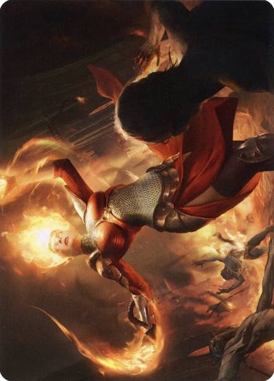 Light Up the Night // Light Up the Night AMID-43 Midnight Hunt Art Series Magic card