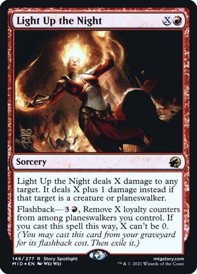 Light Up the Night PMID-146S Innistrad: Midnight Hunt Promos Magic card