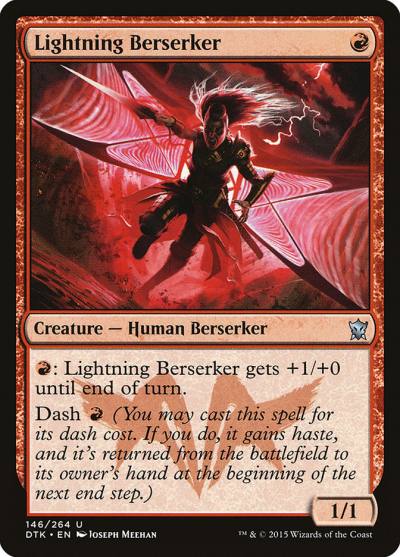 Lightning Berserker 146 Dragons of Tarkir Magic card