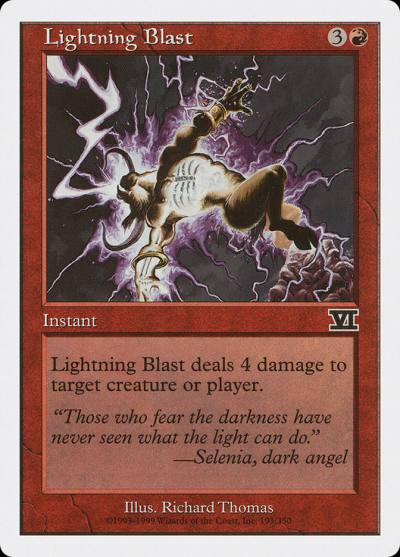 Lightning Blast 6ED-193 Classic Sixth Edition Magic card