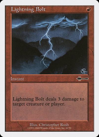 Lightning Bolt BTD-41 Beatdown Box Set Magic card