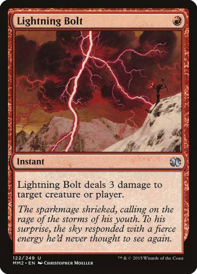 Lightning Bolt MM2-122 Modern Masters 2015 Magic card