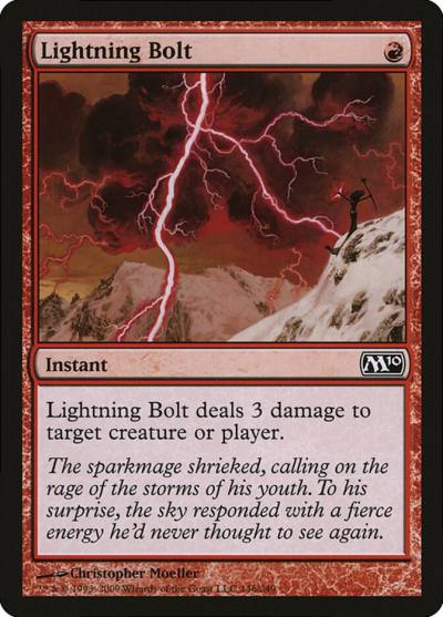 Lightning Bolt P09-146 Magic Player Rewards 2009 Magic card