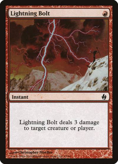 Lightning Bolt PD2-17 Premium Deck Series: Fire and Lightning Magic card
