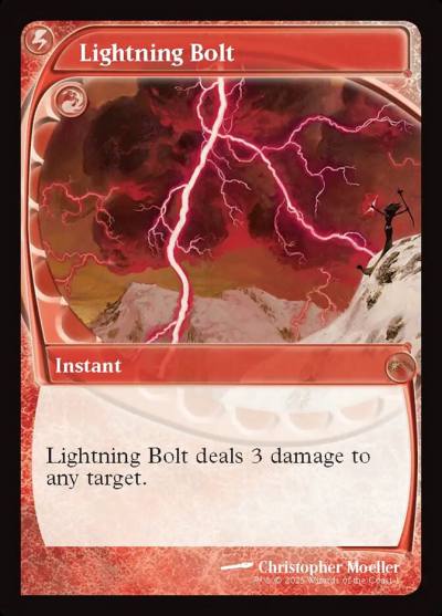 Lightning Bolt PF25-13 MagicFest 2025 Magic card