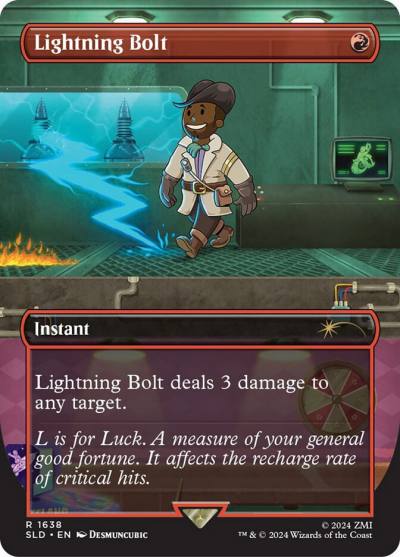 Lightning Bolt SLD-1638 Secret Lair Drop Magic card