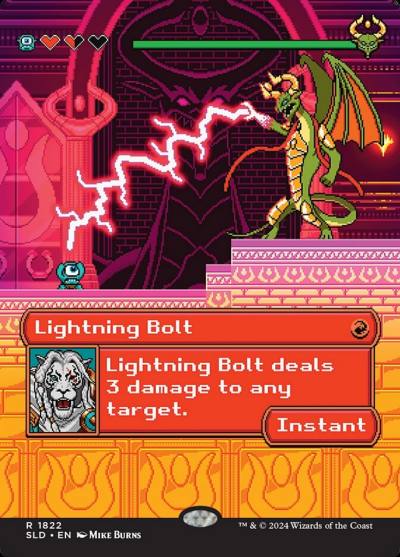 Lightning Bolt SLD-1822 Secret Lair Drop Magic card