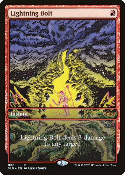 Lightning Bolt SLD-86 Secret Lair Drop Magic card