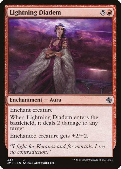 Lightning Diadem JMP-343 Jumpstart Magic card