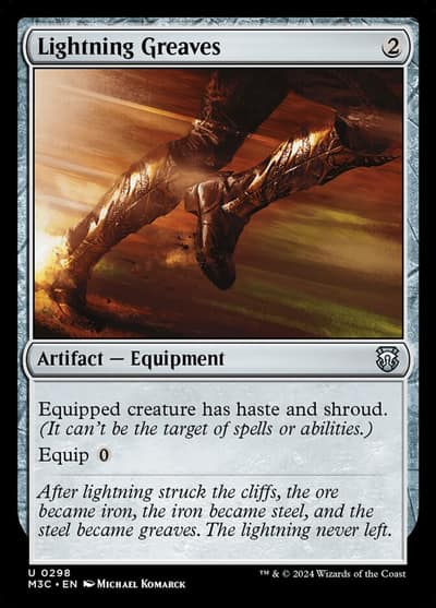 Lightning Greaves M3C-298 Modern Horizons 3 Commander Magic card