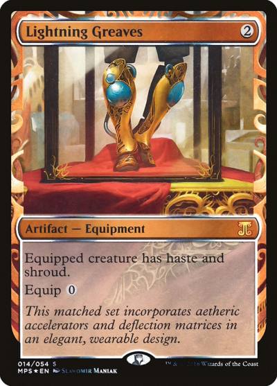 Lightning Greaves MPS-14 Kaladesh Inventions Magic card