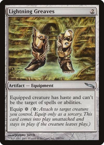 Lightning Greaves MRD-199 Mirrodin Magic card