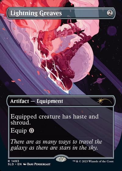 Lightning Greaves SLD-1493 Secret Lair Drop Magic card