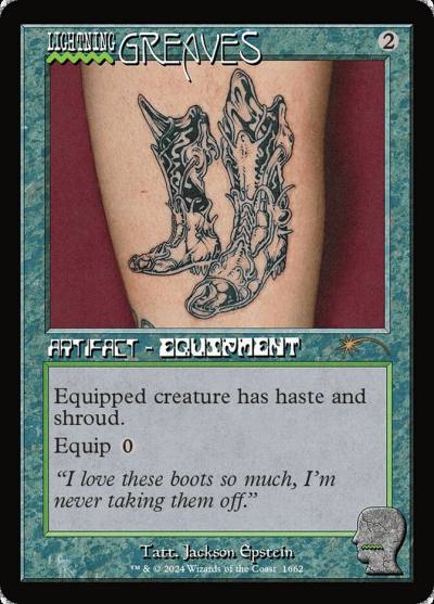 Lightning Greaves SLD-1662 Secret Lair Drop Magic card
