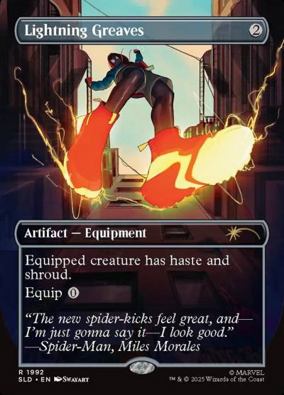 Lightning Greaves SLD-1992 Secret Lair Drop Magic card
