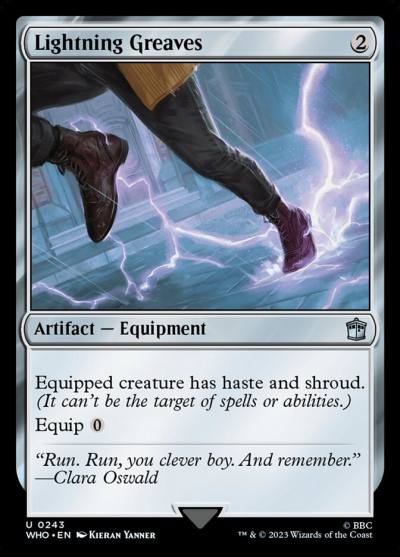 Lightning Greaves WHO-243 Doctor Who Magic card