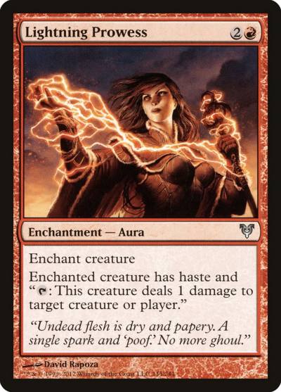 Lightning Prowess AVR-145 Avacyn Restored Magic card