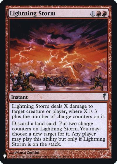 Lightning Storm PLST-CSP-89 The List Magic card
