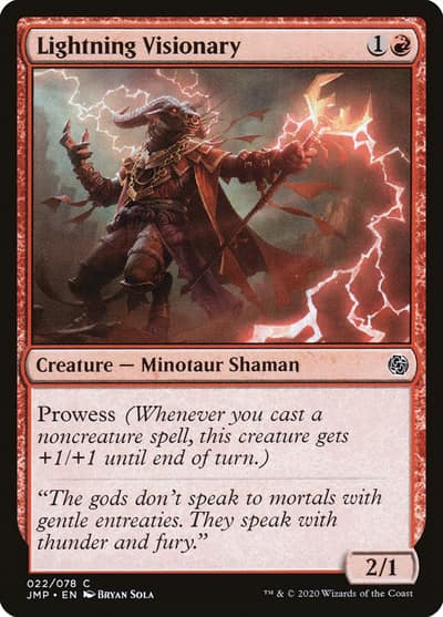Lightning Visionary 22 Jumpstart Magic card