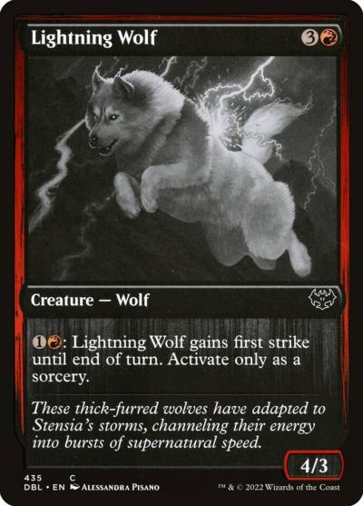 Lightning Wolf DBL-435 Innistrad: Double Feature Magic card