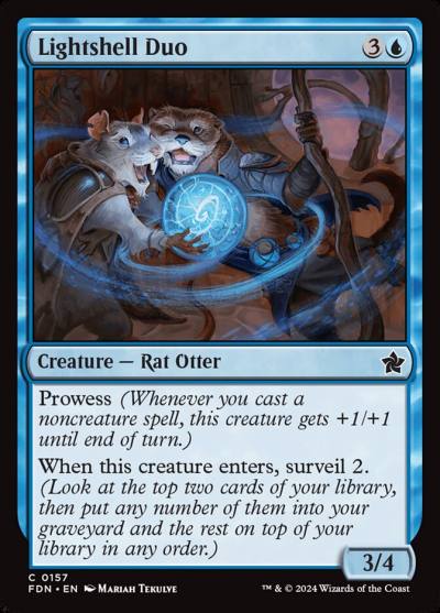 Lightshell Duo FDN-157 Foundations Magic card