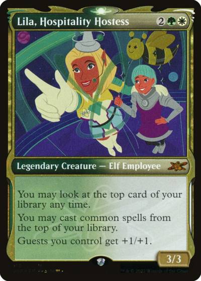 Lila, Hospitality Hostess UNF-513 Unfinity Magic card