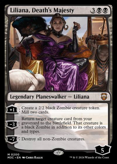 Liliana, Death's Majesty M3C-200 Modern Horizons 3 Commander Magic card