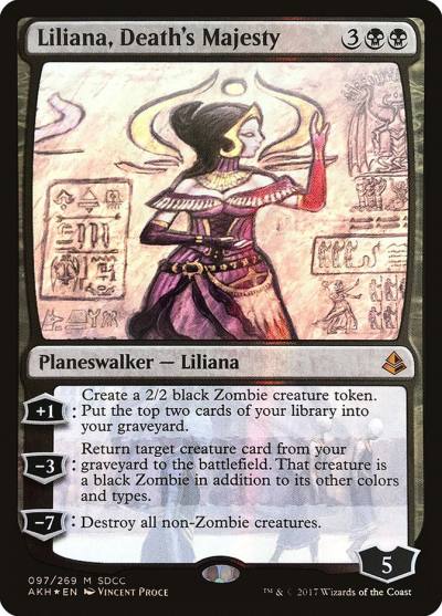 Liliana, Death's Majesty PS17-97 San Diego Comic-Con 2017 Magic card