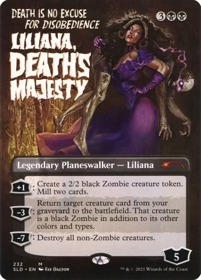 Liliana, Death's Majesty SLD-232 Secret Lair Drop Magic card