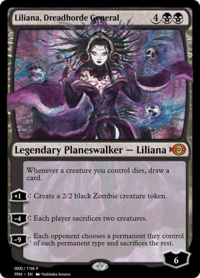 Liliana, Dreadhorde General PRM-72283 Magic Online Promos Magic card