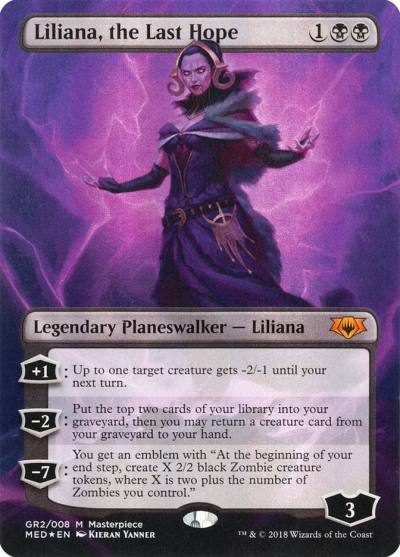 Liliana, the Last Hope MED-GR2 Mythic Edition Magic card