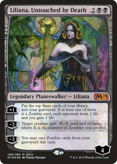 Liliana, Untouched by Death PS18-106 San Diego Comic-Con 2018 Magic card