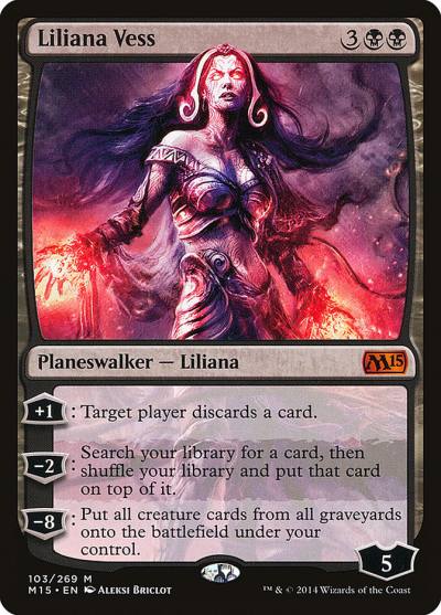 Liliana Vess M15-103 Magic 2015 Magic card