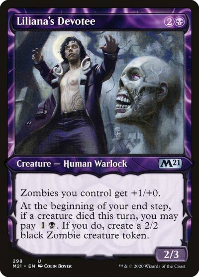Liliana's Devotee M21-298 Core Set 2021 Magic card