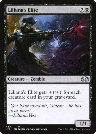 Liliana's Elite J22-434 Jumpstart 2022 Magic card